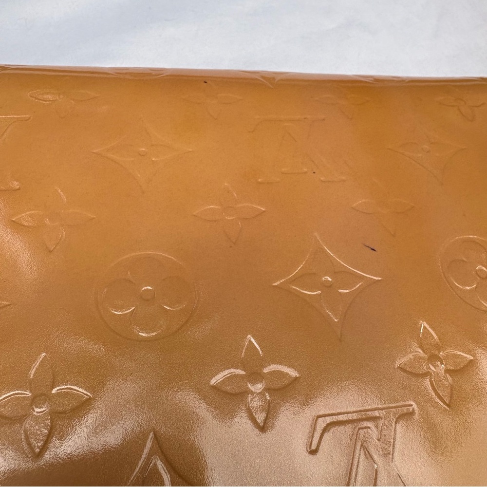 Louis Vuitton Creamsicle & Pink Thompson Street Vernis Leather Monogram Bag EUC - Picture 14 of 17